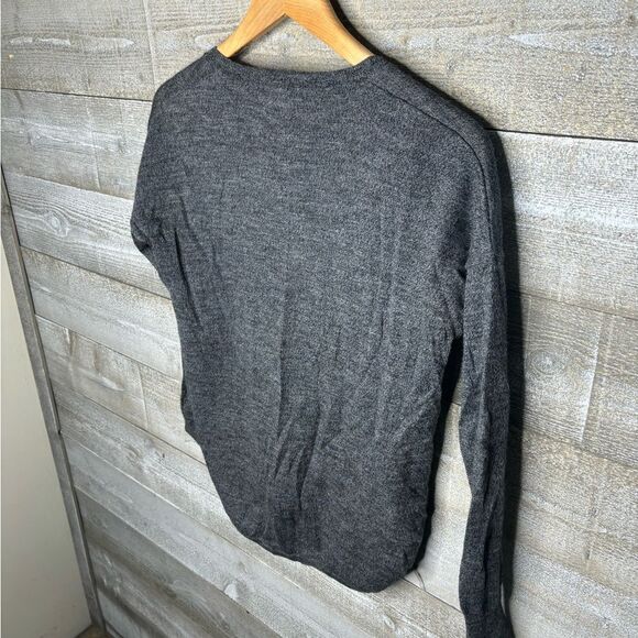 Madewell XS grey 100% merino wool lightweight sweater - Picture 4 of 4